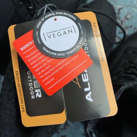 ALEADER Men's Lace Up Insulated Heavy Duty Waterproof Winter Snow Boots Size 12 - Picture 4 of 5